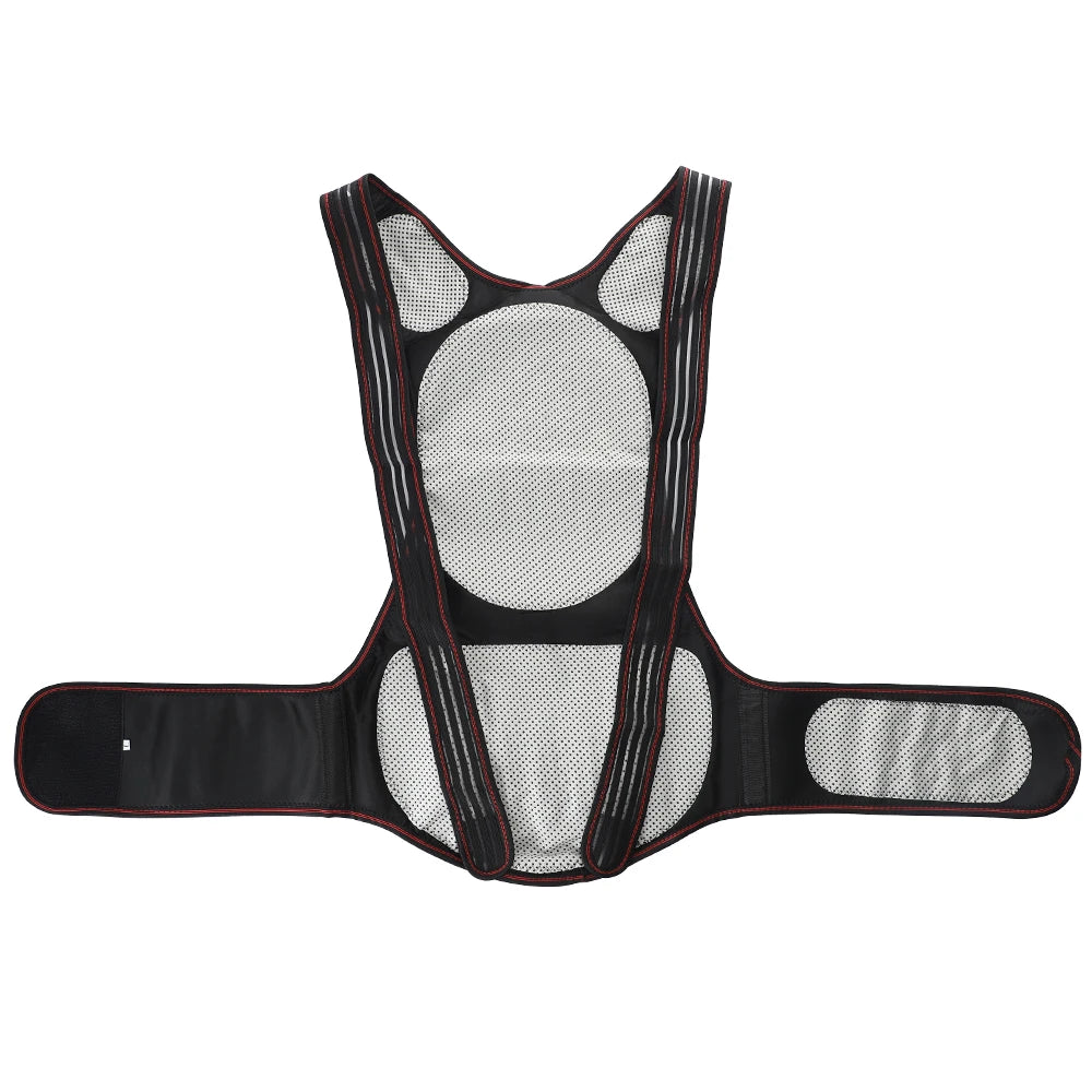 Self Heating Back Support Waist Brace Magnetic Heating Corrector Therapy Belt Back Posture Corrector Spine Back Lumbar Belt