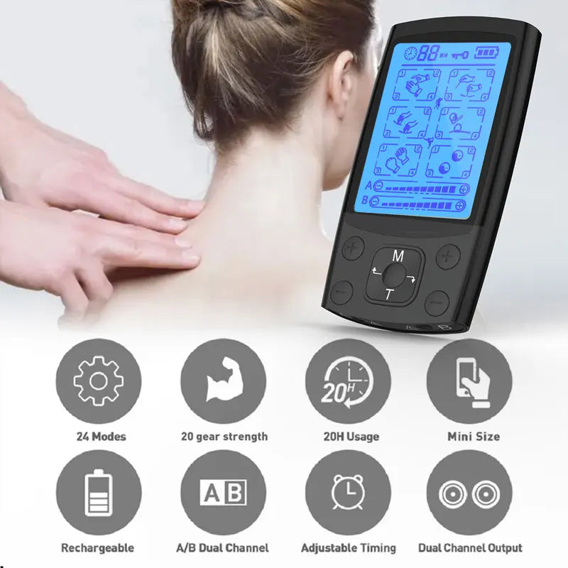 TENS Electric Massage Electroacupuncture EMS Muscle Stimulat For  Body Muscle Massager Pain Relief  Electric Tens Physiotherapy