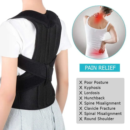 Back Posture Corrector Adult Back Support Shoulder Lumbar Brace Health Care Support Corset Back Belt