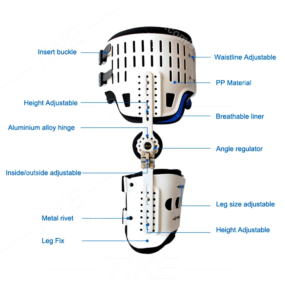 TIKE Hip Stabiliser Support Brace Corrector Hinged Hip Abduction Orthosis & Hip Groin Hamstring Thigh Sciatic Nerve Pain Relief