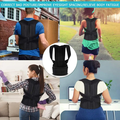 Back Posture Corrector Adult Back Support Shoulder Lumbar Brace Health Care Support Corset Back Belt