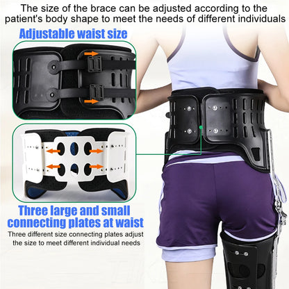 TIKE Hip Stabiliser Support Brace Corrector Hinged Hip Abduction Orthosis & Hip Groin Hamstring Thigh Sciatic Nerve Pain Relief