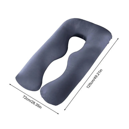 Cotton Full Body Pillow for Pregnant Women U Shape Pregnancy Pillow Sleeping Support Maternity Pillow for Side Sleepers